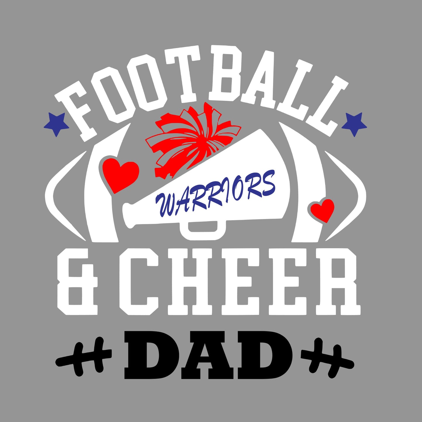 DAD football/cheer Hoodie