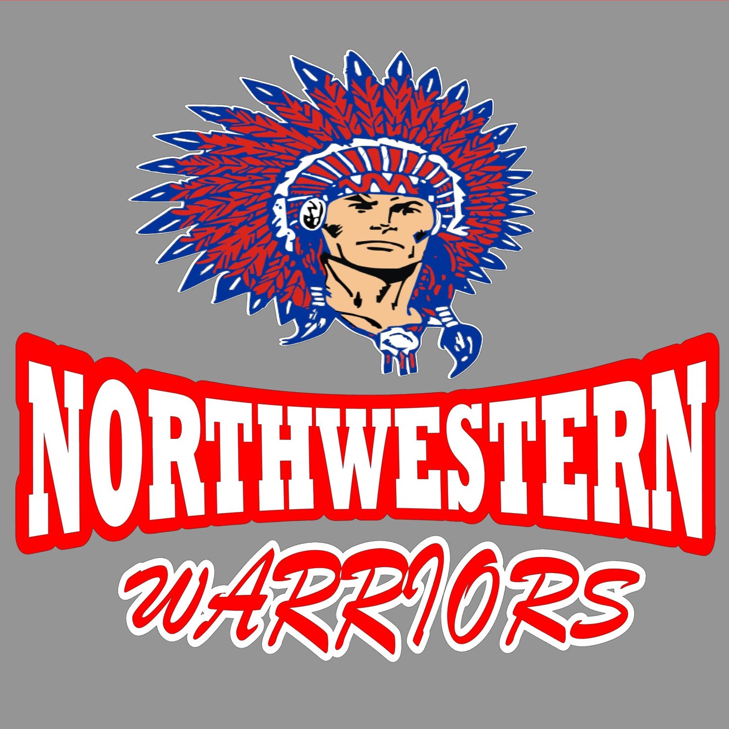 Northwestern Warriors crewneck sweatshirt