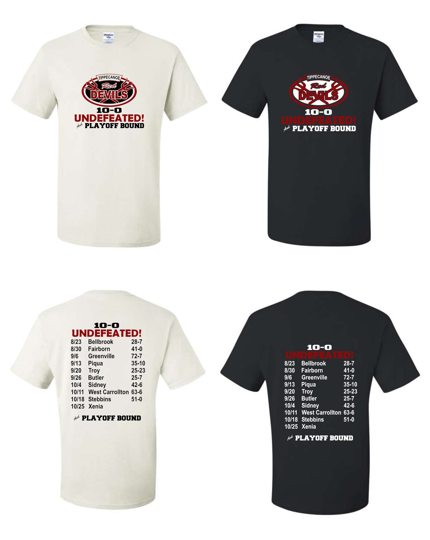 Tippecanoe Red Devils Playoff shirt