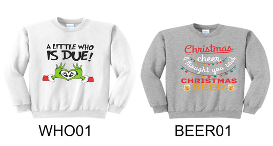 NEW CHRISTMAS Core Fleece Pullover Crew Neck Sweatshirt