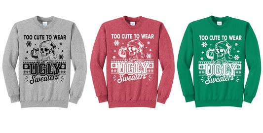 Christmas crew neck sweatshirts